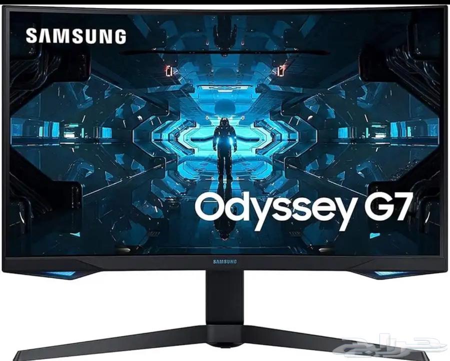 Samsung 27 G7 Gaming monitor with box, used lightly64530783756545112