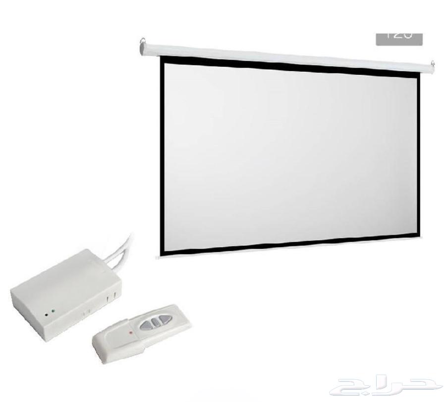 شاشة بروجكتر 120 بوصة كهربائية جديدة64547040850433111