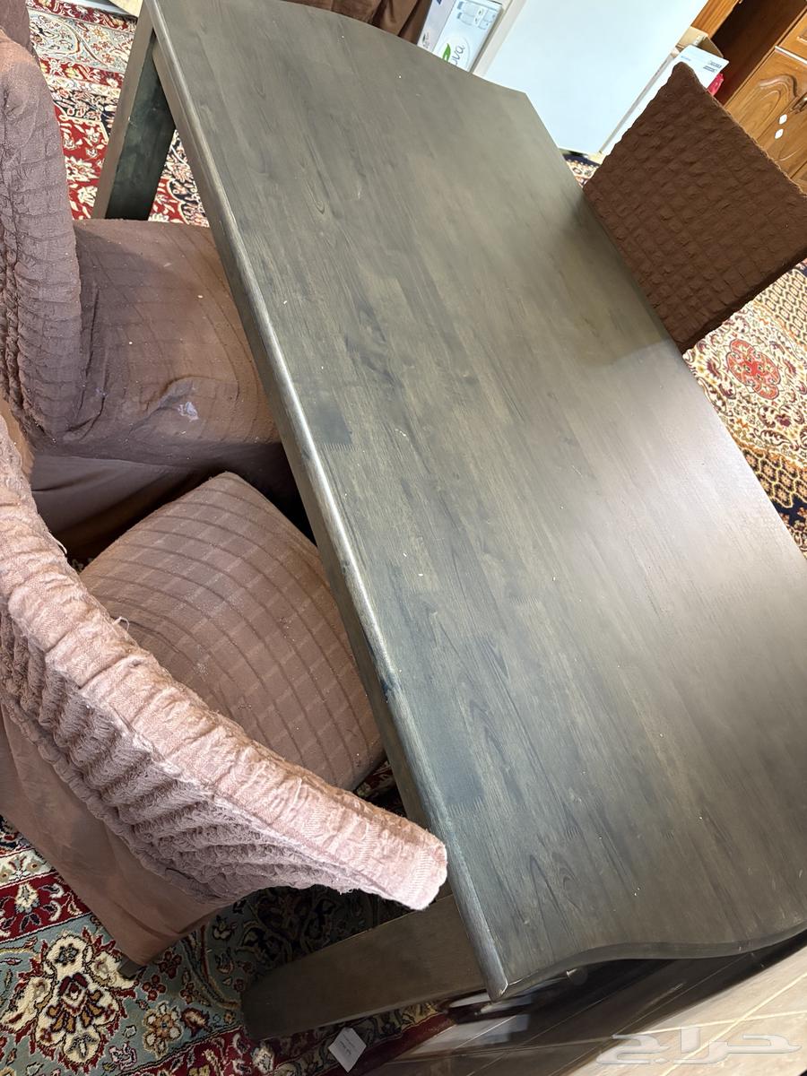 طاولة خشبية بني للبيع 4 كراسي64546762725249110