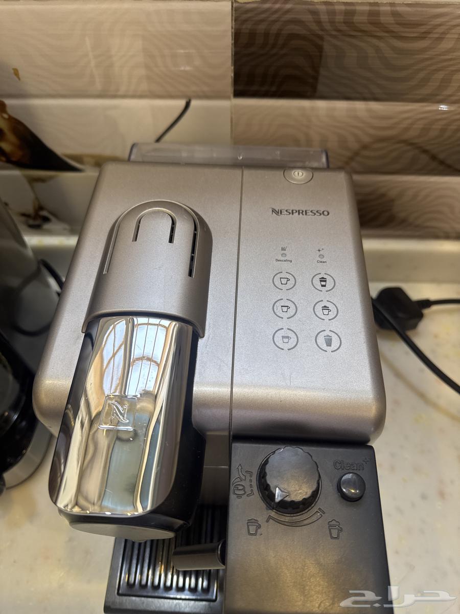 ماكينة نسبريسو كبسولات وحليب وماكينة فلتر64549135455235111