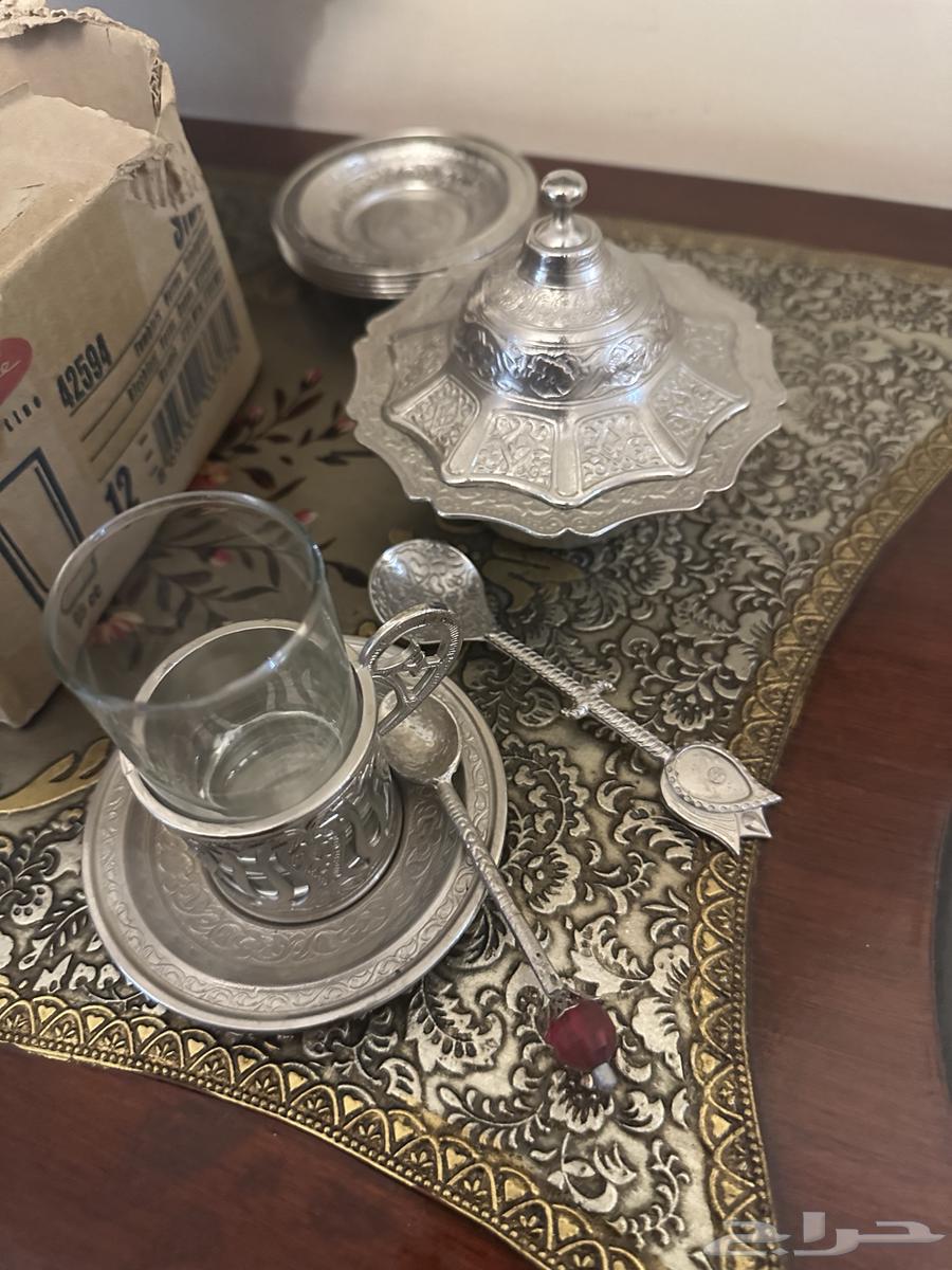 Tea Cups Set of 4 with Spoons, Saucers, Lids, Sugar Bowl with Lid and Spoon64552349067650114