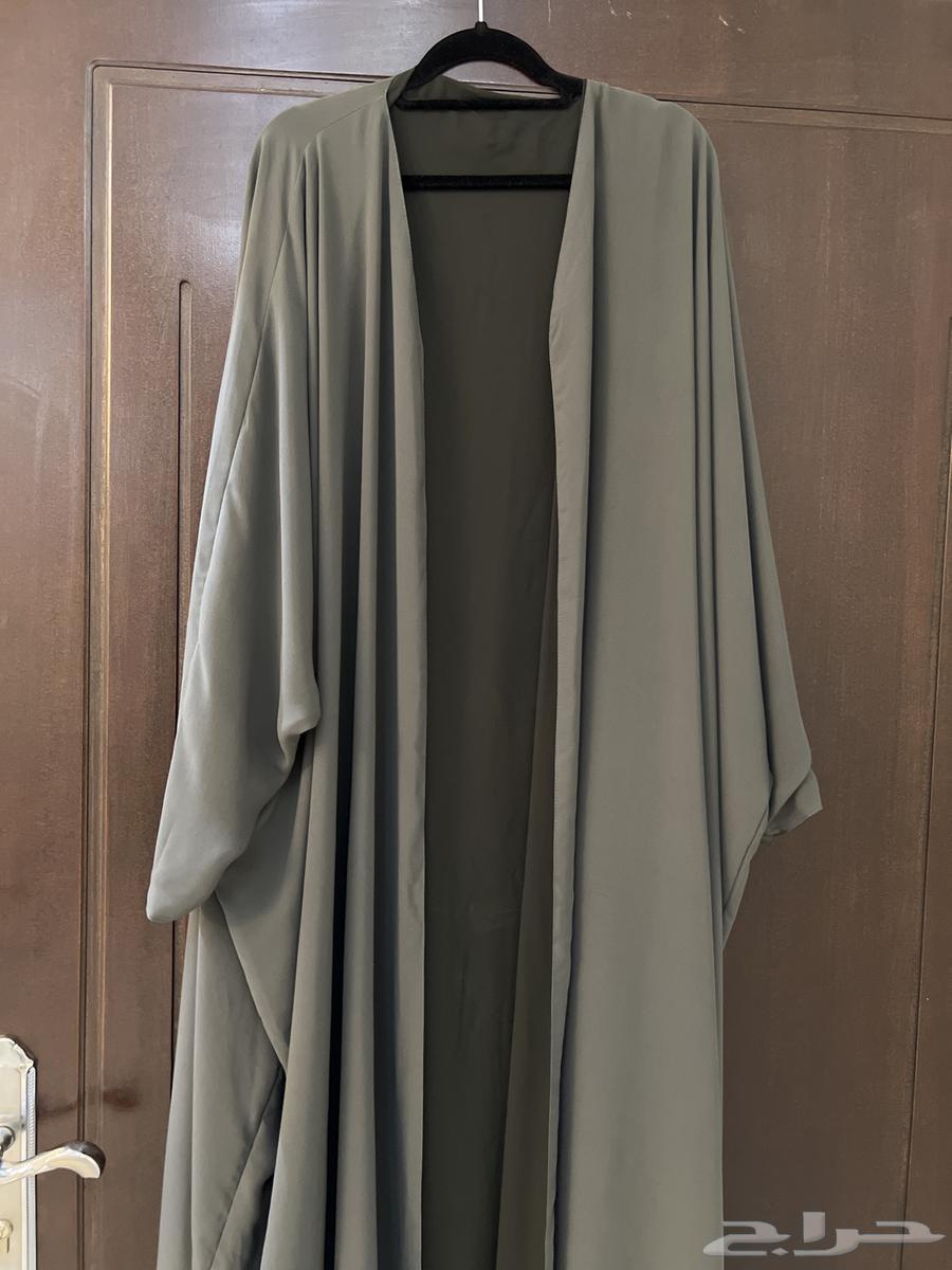 عباية بشت دبل فيس مقاس 56 عبايه كحليه كلوش مقاس 5664550174363011110