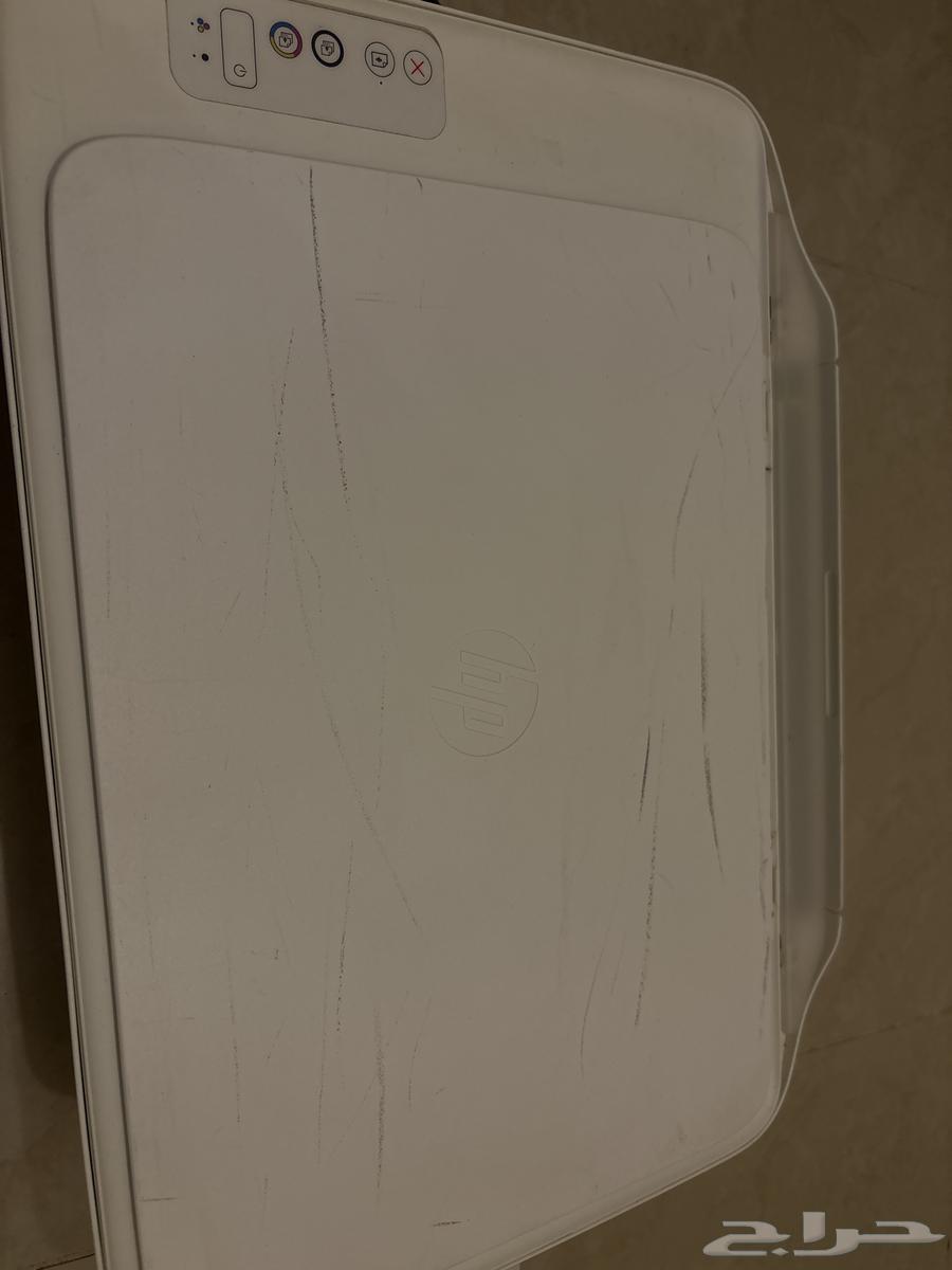 HP printer, vacuum cleaner, dining table, refrigerator, and glass tables64550633390337110