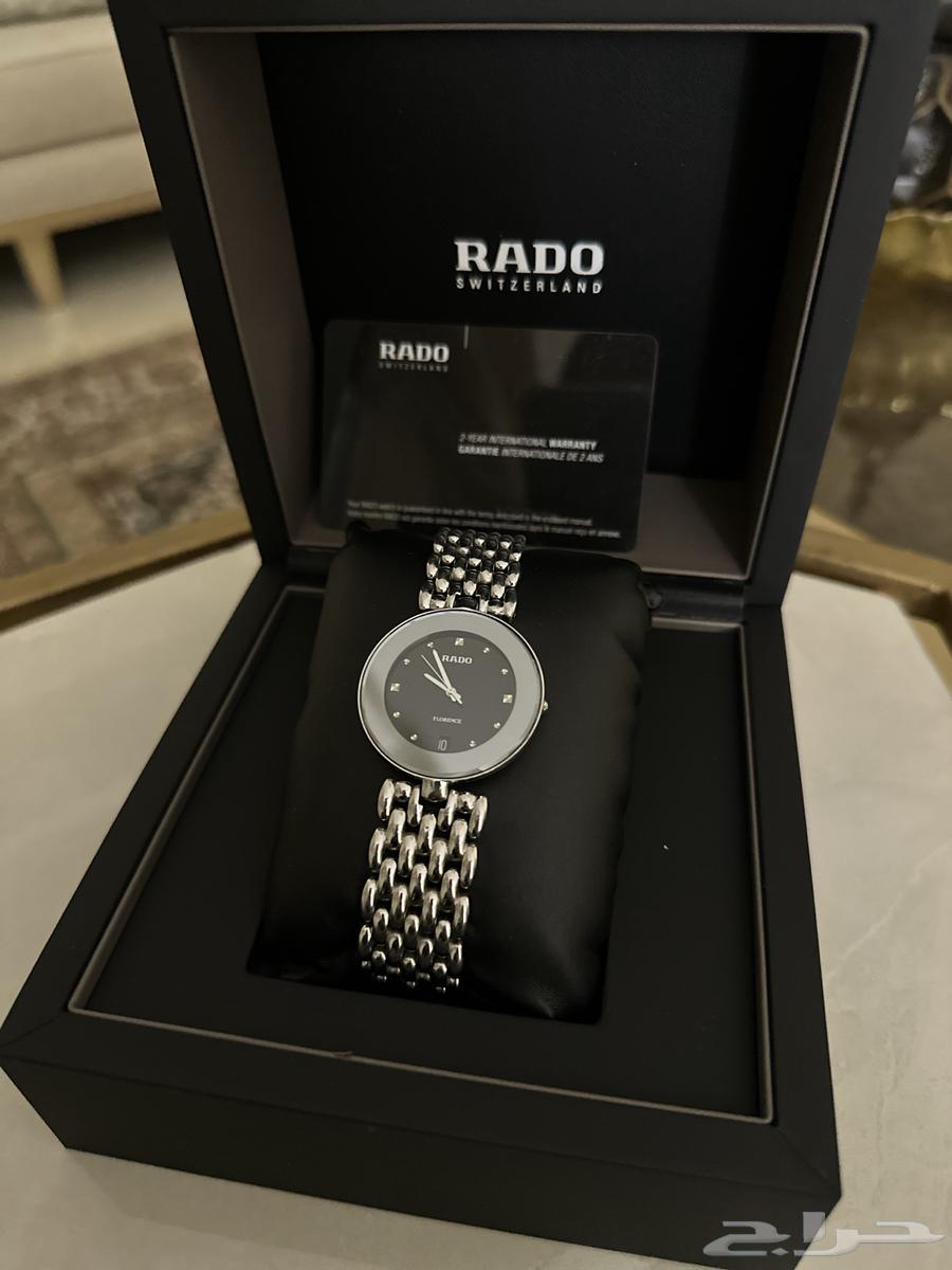 للبيع ساعة ماركة RADO الاصلية مع كرت الضمان شبه جديدة64552192154754112