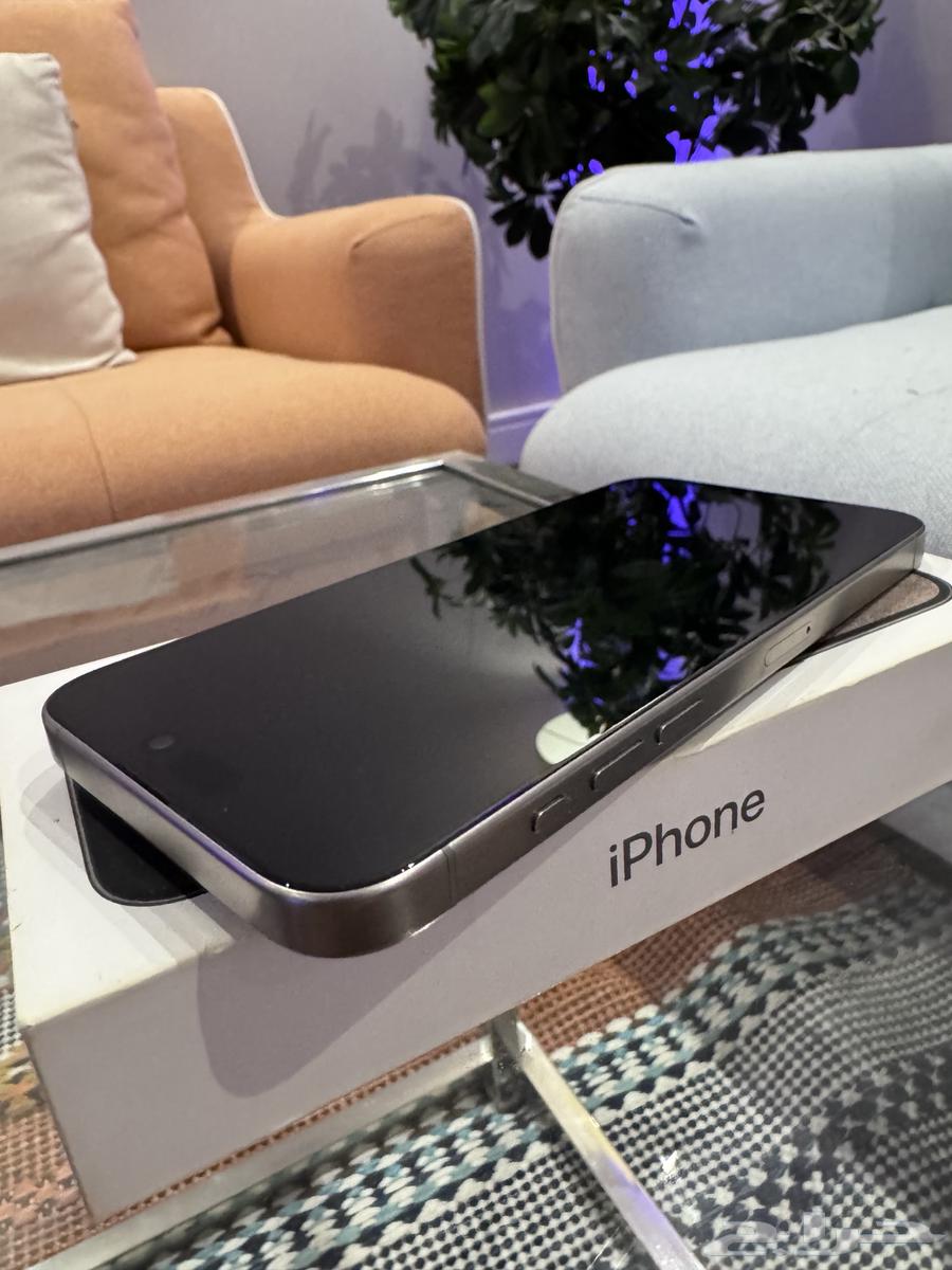 اي فون 15 برو ماكس 512 اخو الوكالة بطارية 92 تيتانيوم طبيعي64545403239170114