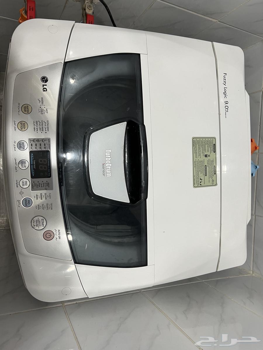 تم البيع غسالة LG مع نشاف 9 كيلو بدون اعطال حجم كبير64547110314625112