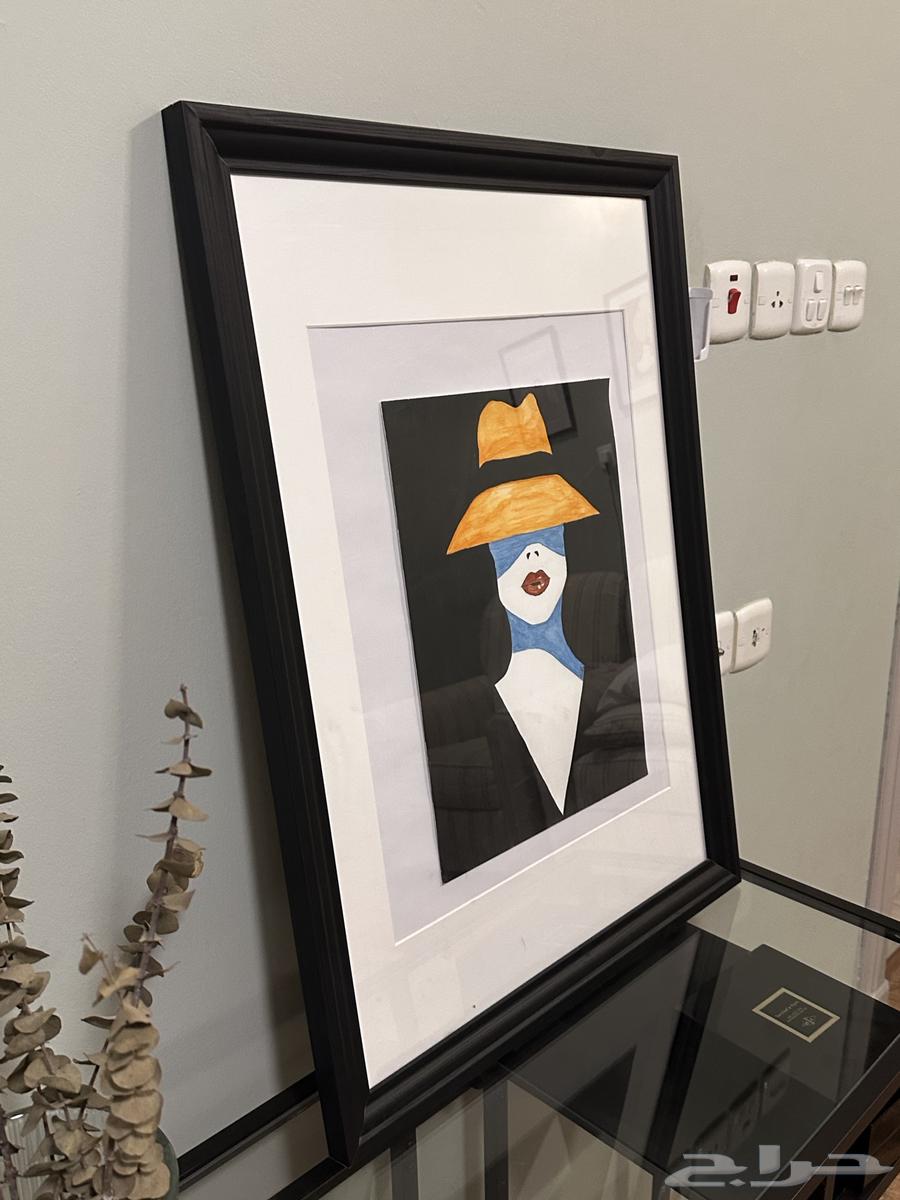 البيع مستعجل لوحه فنيه (رسم يدوي )64546846449154111