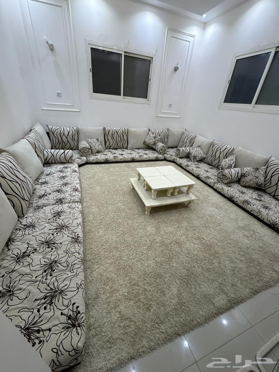 Floor sofa with macaron carpet64550174460803110