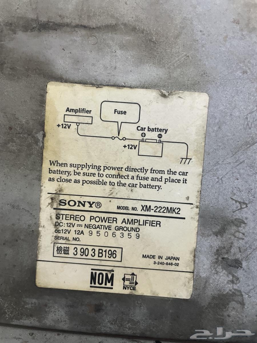 مضخم صوت السياره من سوني طراز Xplod64548042092931113