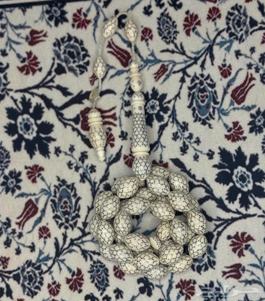 Ivory elephant rosary with silver inlay64551219504513112