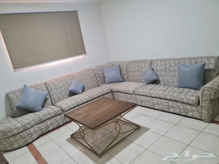 كنب حرف L مستعمل نضيف64543747538435113