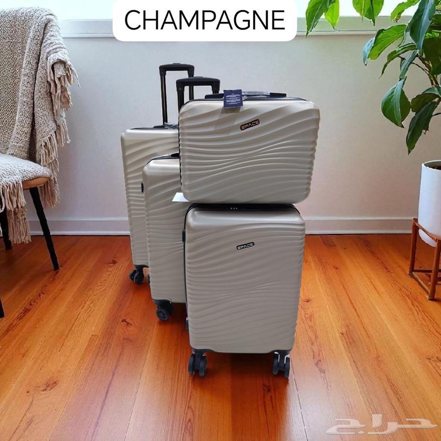 اطقم شنط سفر 4 حبة خامة فايبر64547972559363110