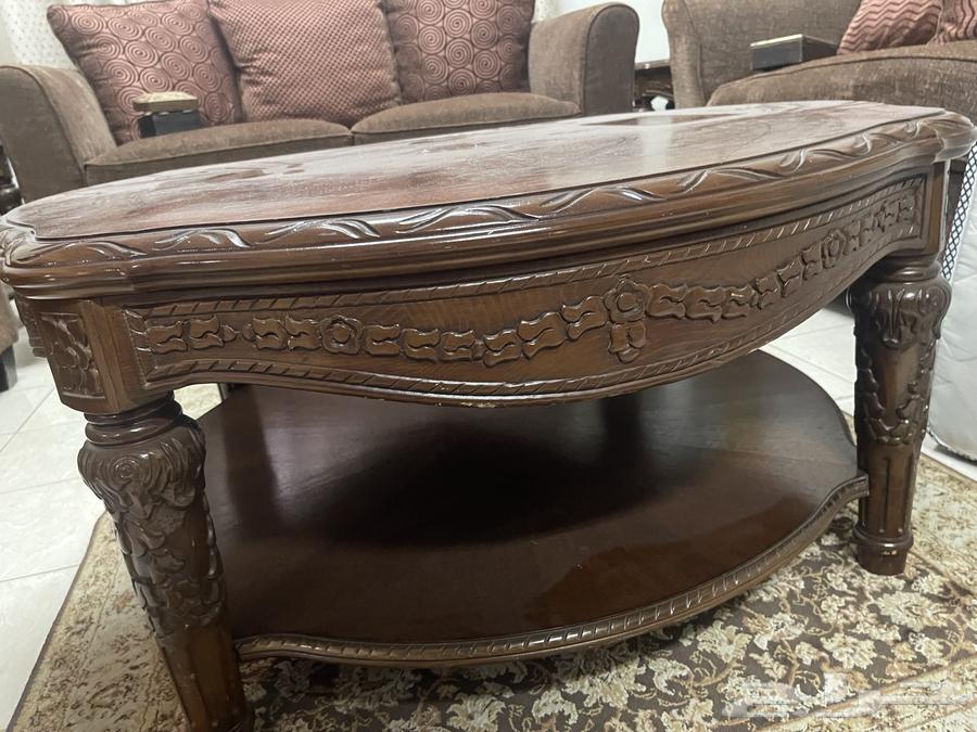 3 tables, 7-person sofa set, dining set with 6 chairs64553058564739112