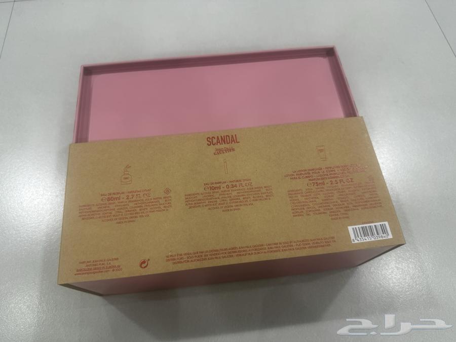 طقم سكاندال نسائي من جان بول غوتييه أصلي يأتي بعلبة فاخرة64536767389443111