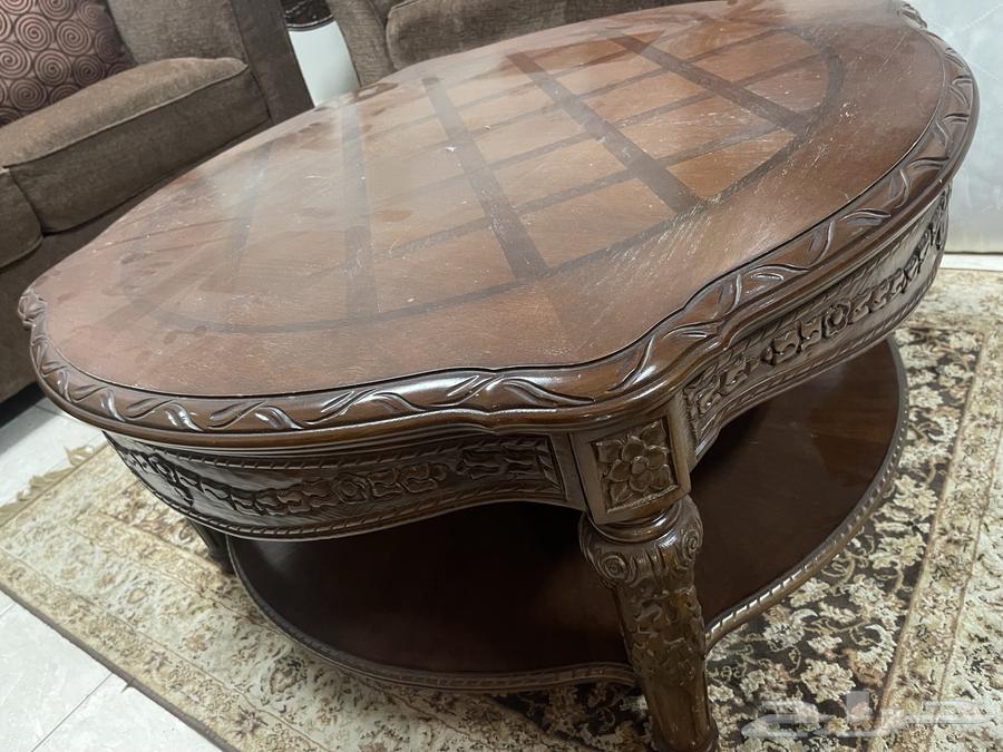 3 tables, 7-person sofa set, dining set with 6 chairs64553058564739114