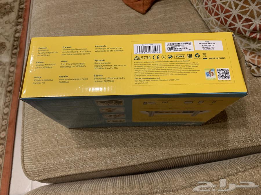 راوتر من tp-link شبه جديد بكرتونه64552802919939114
