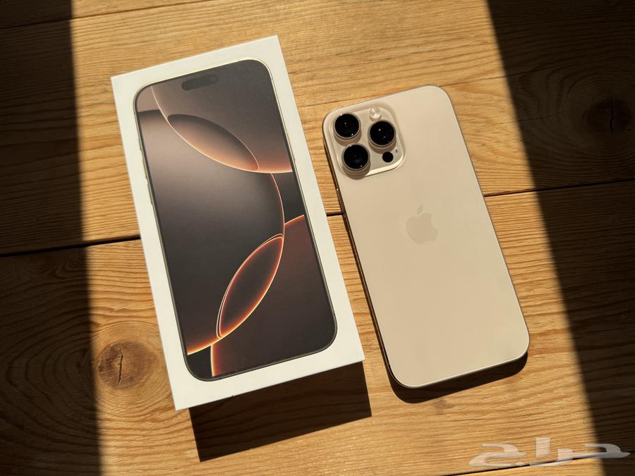 للبيع آيفون 16 برو ماكس   256GB   لون صحراوي64552291803650113