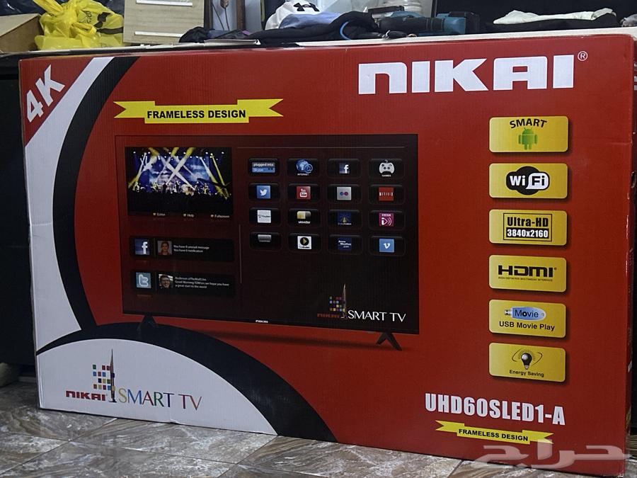 تلفزيون ذكي نيكاي بحجم 55 بوصة بدقة 4K من نوع SLED64547277298435110