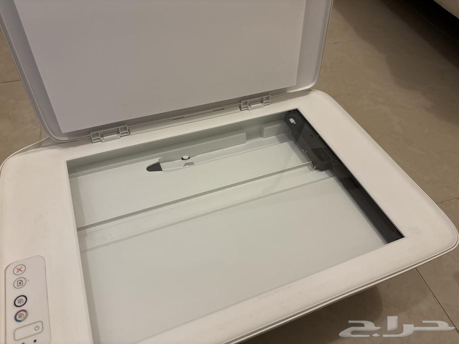 HP printer, vacuum cleaner, dining table, refrigerator, and glass tables64550633390337111