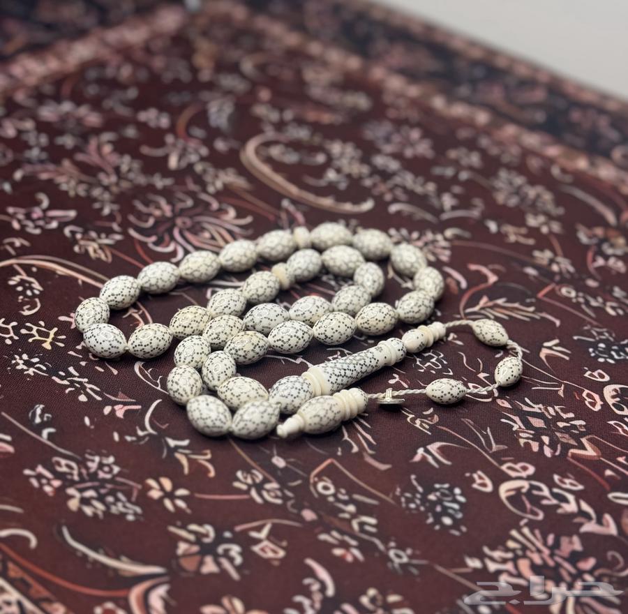 Ivory elephant rosary with silver inlay64551219504513114