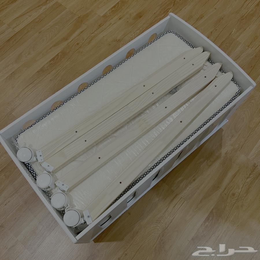 Wooden Cradle with Wheels and Two Mattresses (Home Center)64551076420867114