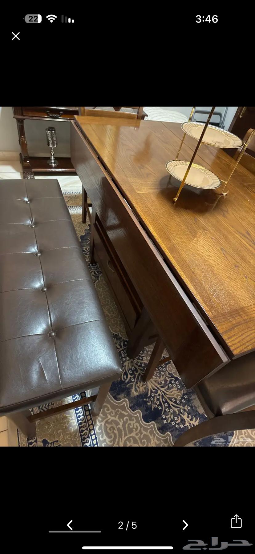 طاولة طعام خشب ماليزي فاخر64548547434753112