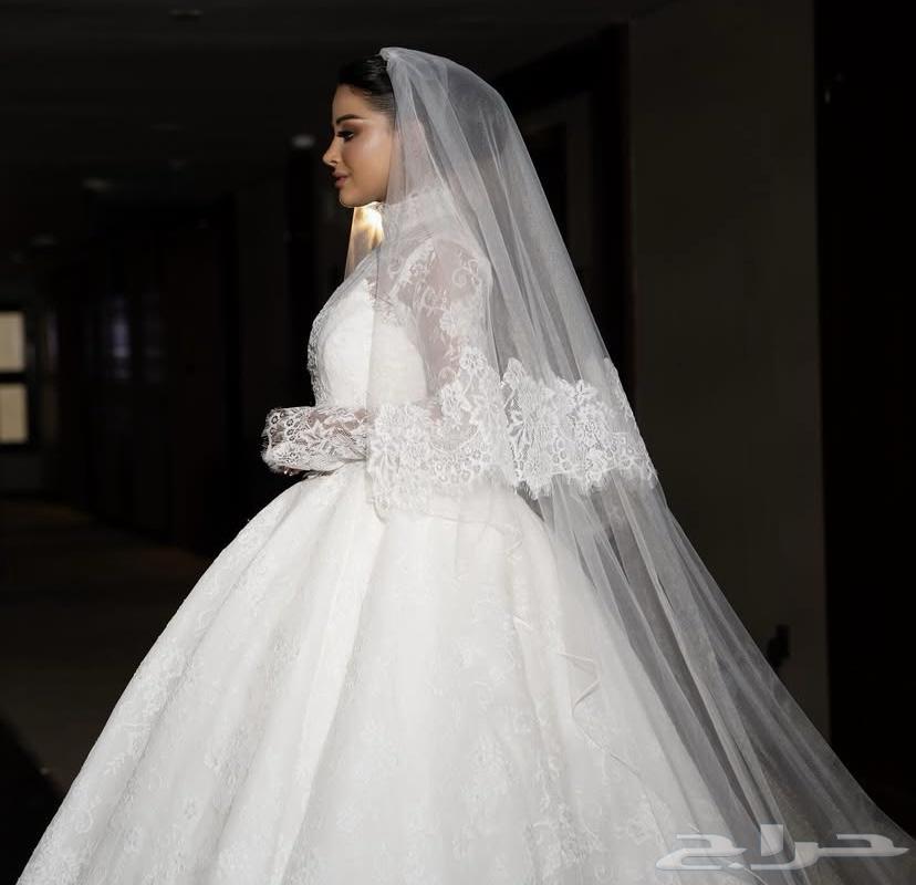 فستان زفاف من مصممه ساره القسامي للبيع مقاس سمول64549783921665114