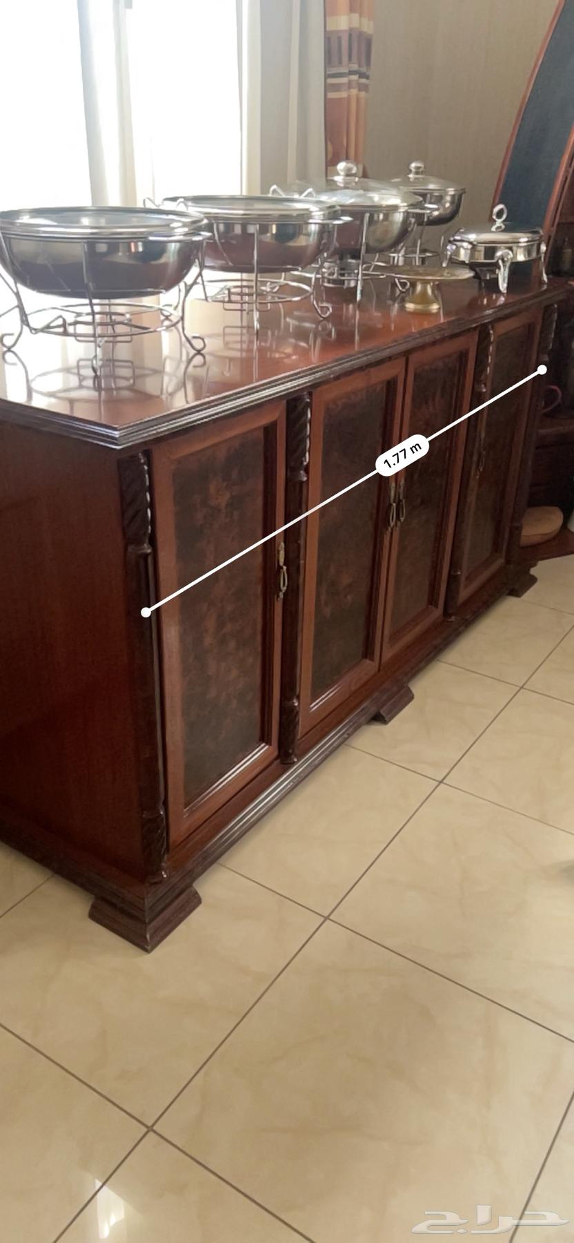 دولاب بوفيه كلاسيك خشب مهوجني فاخر 4 ابواب الرياض حي الريان64551905256833110