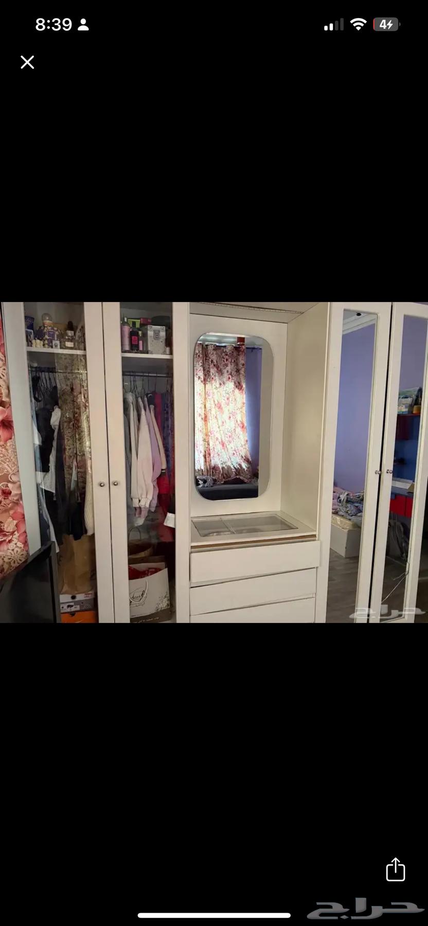 دولاب ملابس للبيع ب 200 ريال64547916471041110