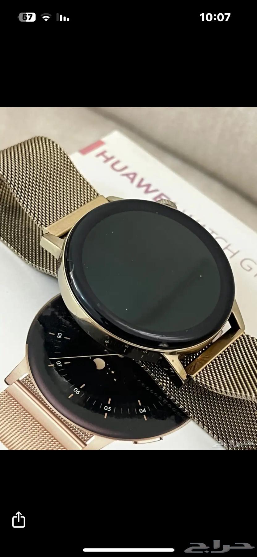 ساعة ذكيه هواوي GT3 مقاس 42 ملم الاصدار الذهبي64545884631171111