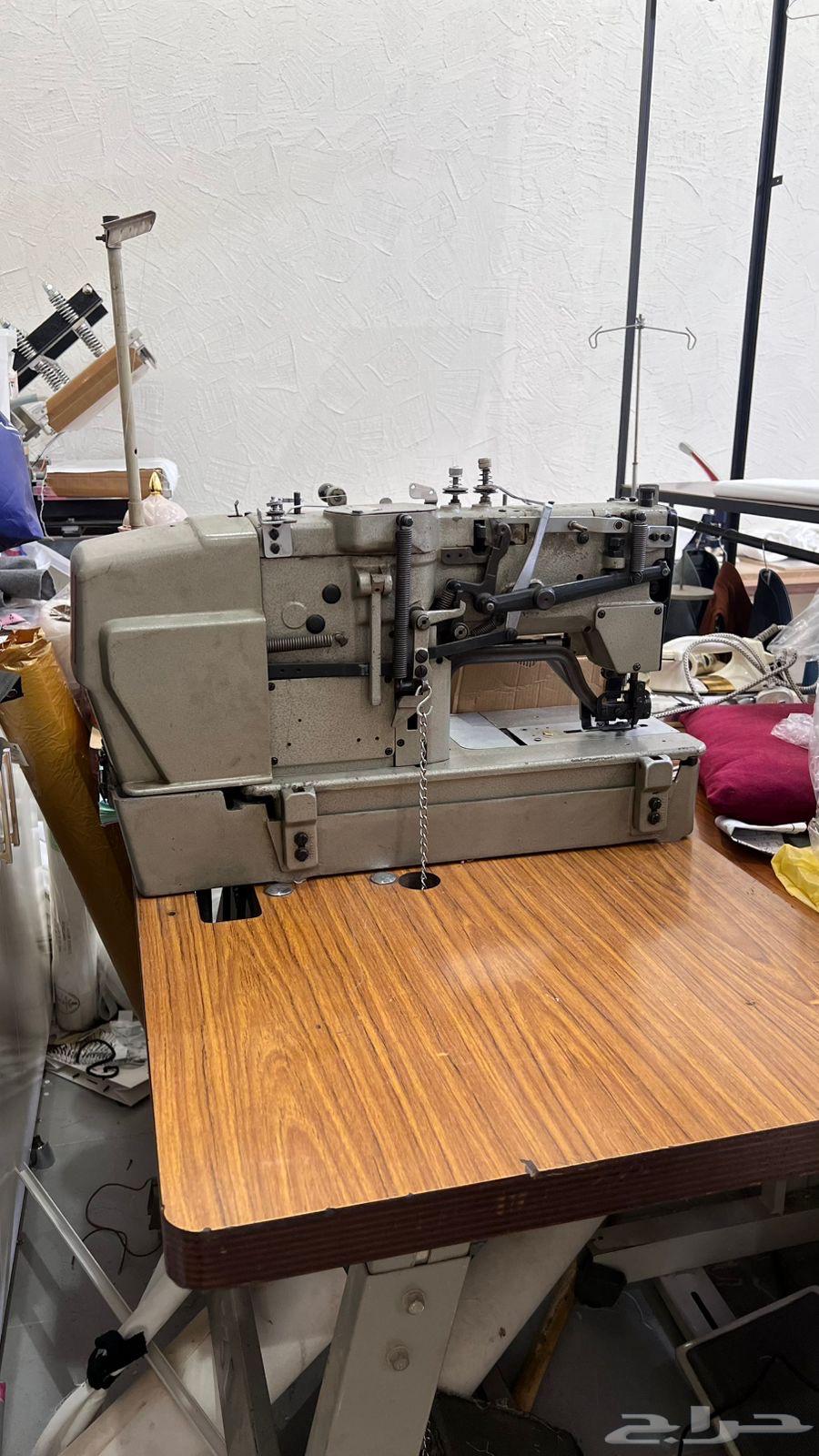 للبيع مكاين خياطه وتزرير وعراوي64552120133889114