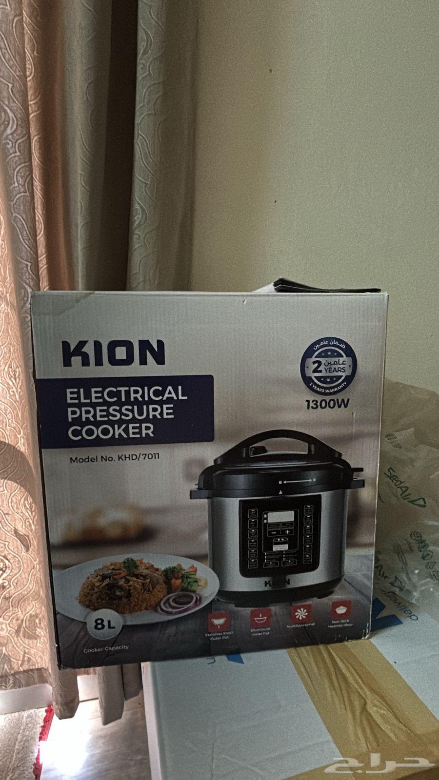 طباخ كهربائي وتلفزيون ومقلاة هوائية64553101135363112