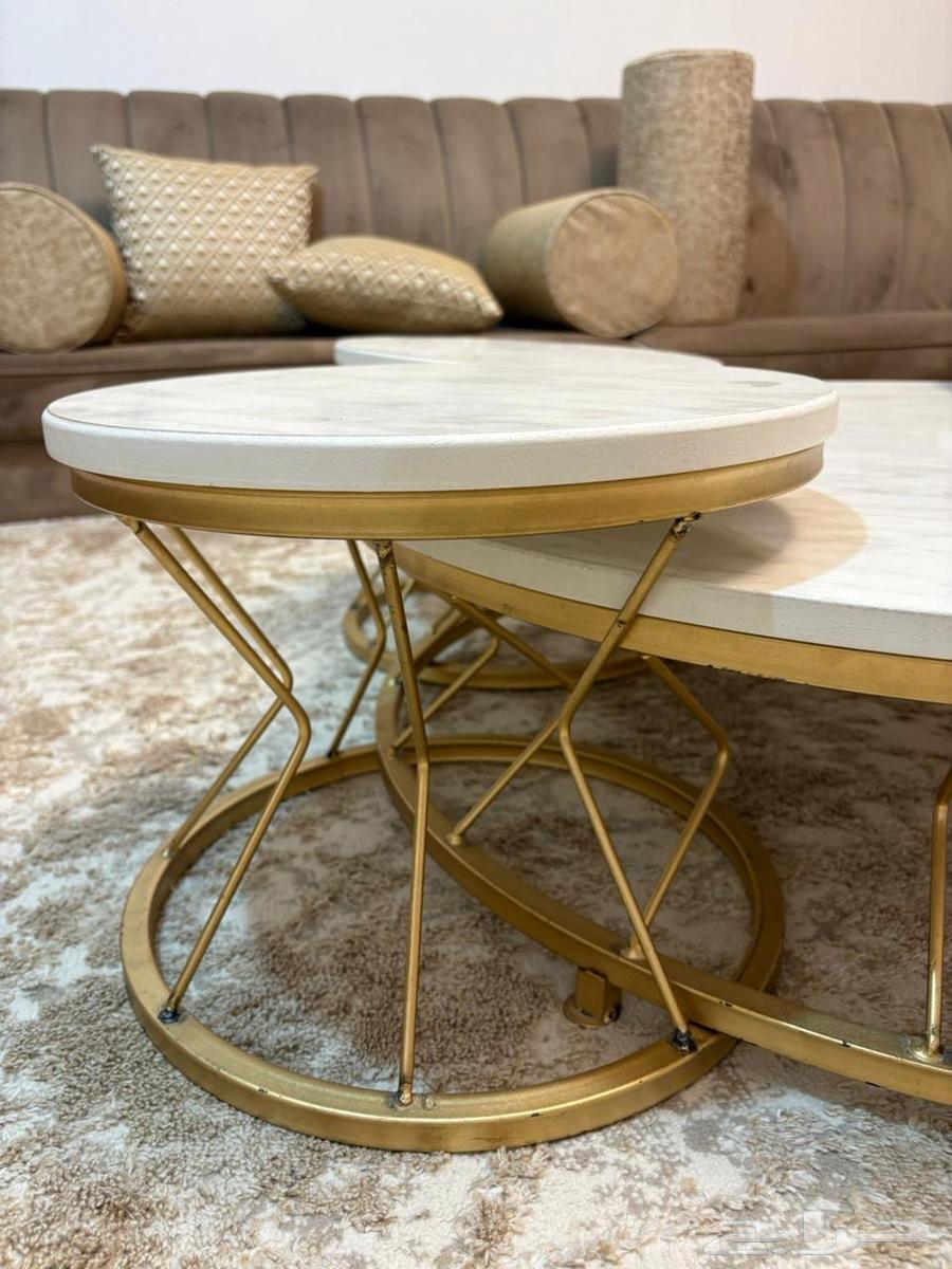 طاولات كبيره اربع خدمة جديدة64552958913793111