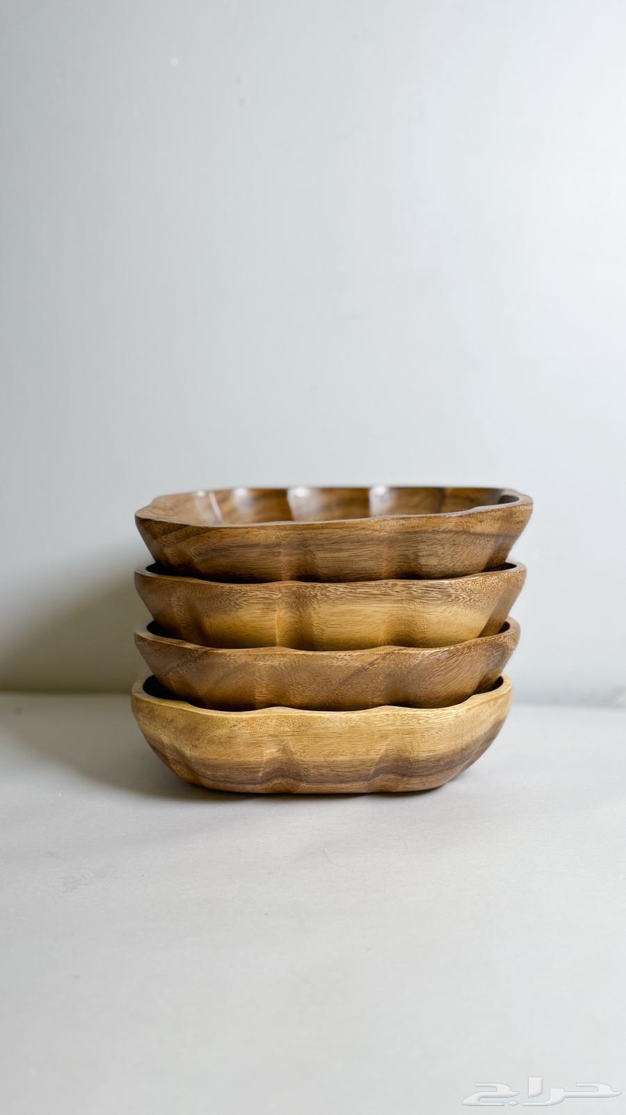 صحون خشبية ديكورية مناسبة للأعمال اليدوية مثل الشموع64560290754946111