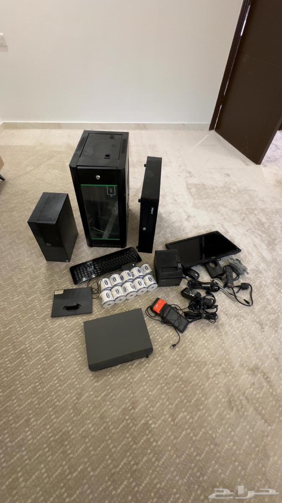 أجهزة كاشير كمبيوتر درج كاش طابعة طاولات قهوة وتلفزيون64561995564930110