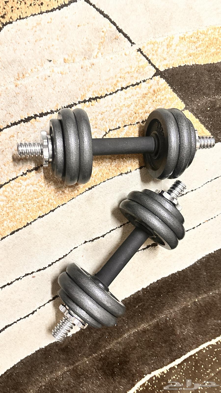 طقم دمبلز حديد قابل لتعديل (Adjustable Dumbbells)64554482918273113