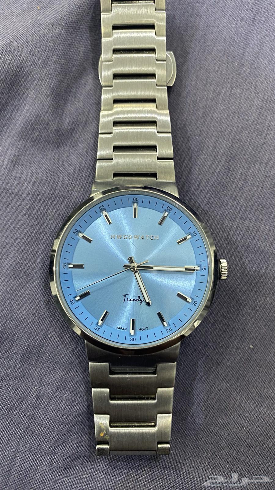 ساعه رجاله نظيفه مافيه خدش واحد على السوم64559534231555110