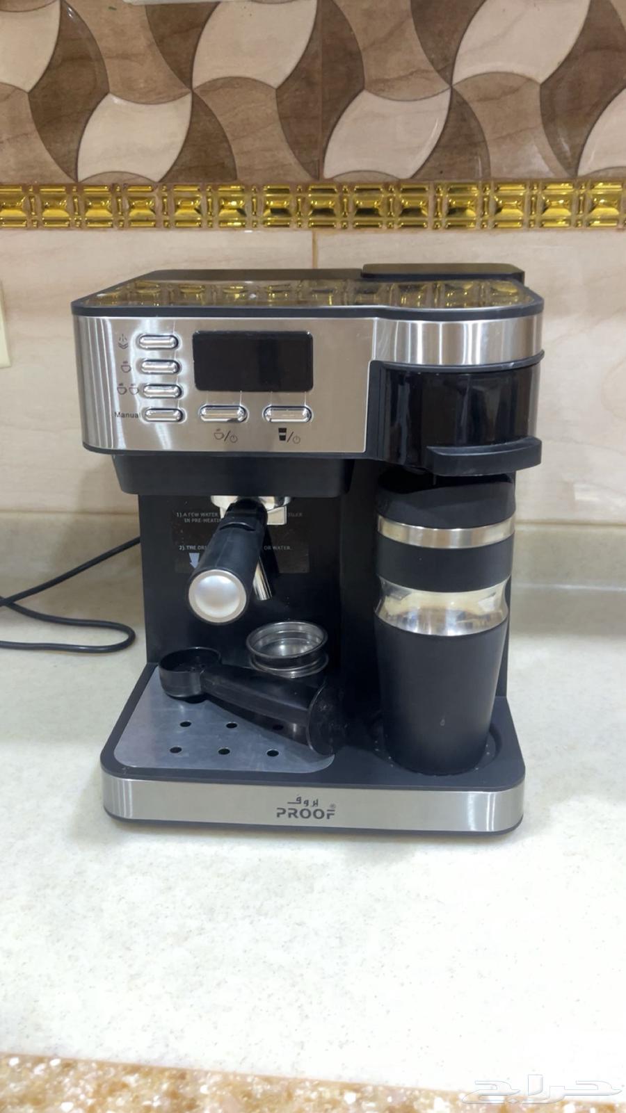 للبيع جهاز للقهوة التركية والكبتشينو جديد لم يستخدم64554118681985111