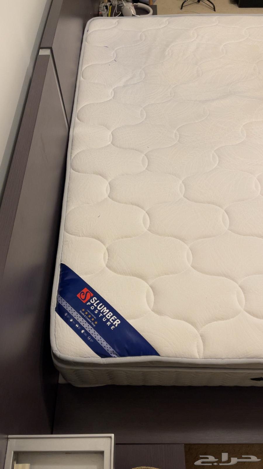 اثاث غرفة نوم سرير مرتبة دولاب والبيع مستعجل64539782749187112