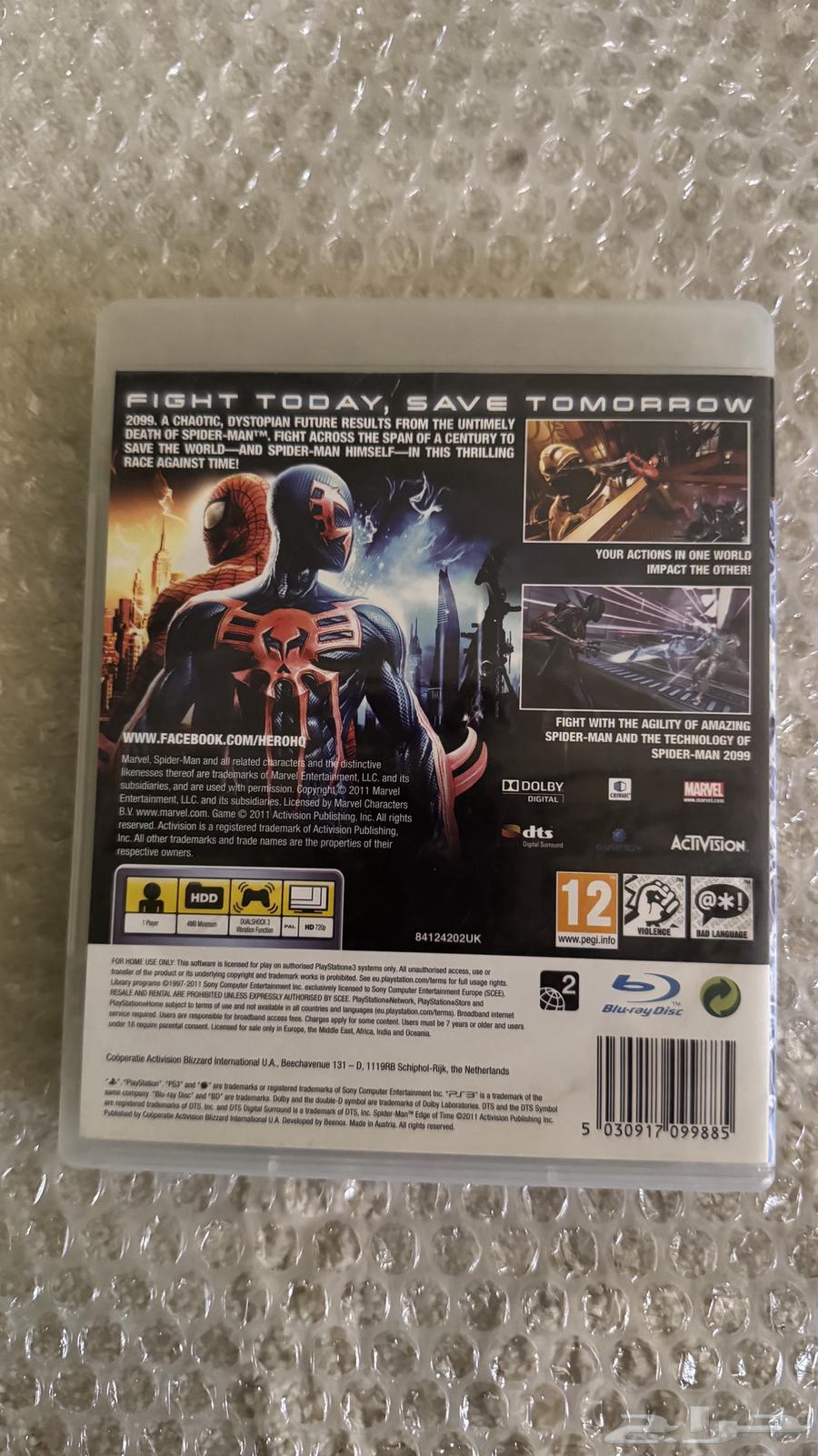 Spider man Edge of Time ps3 PAL Like new64559071385729113