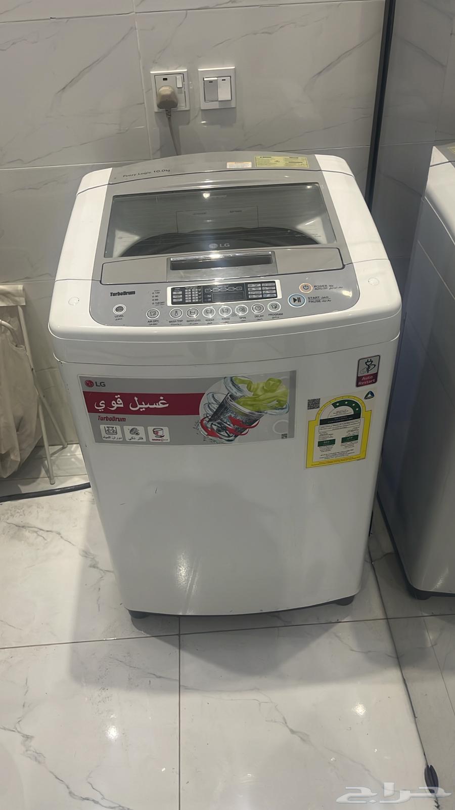 غسالة اتوماتيك 10 كيلو lg ب700 ريال نضيفة جدا64558724937731110