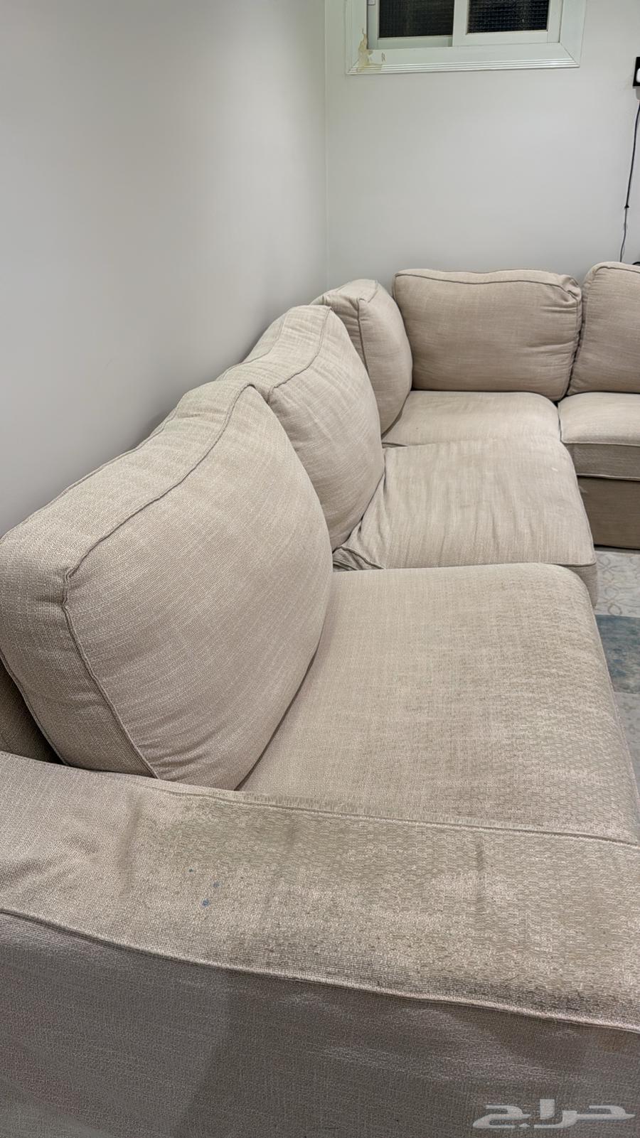 كنب ايكيا 6 اشخاص   طاولة تلفزيون ايكيا64555124359809112