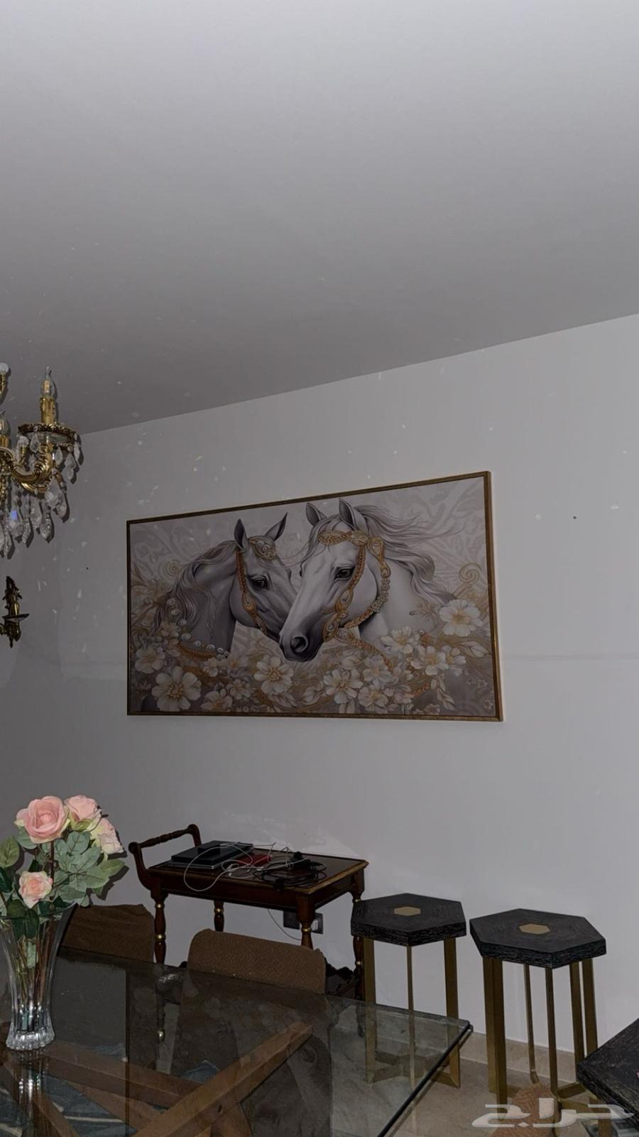 لوحة كانفس خيل64553823232257110