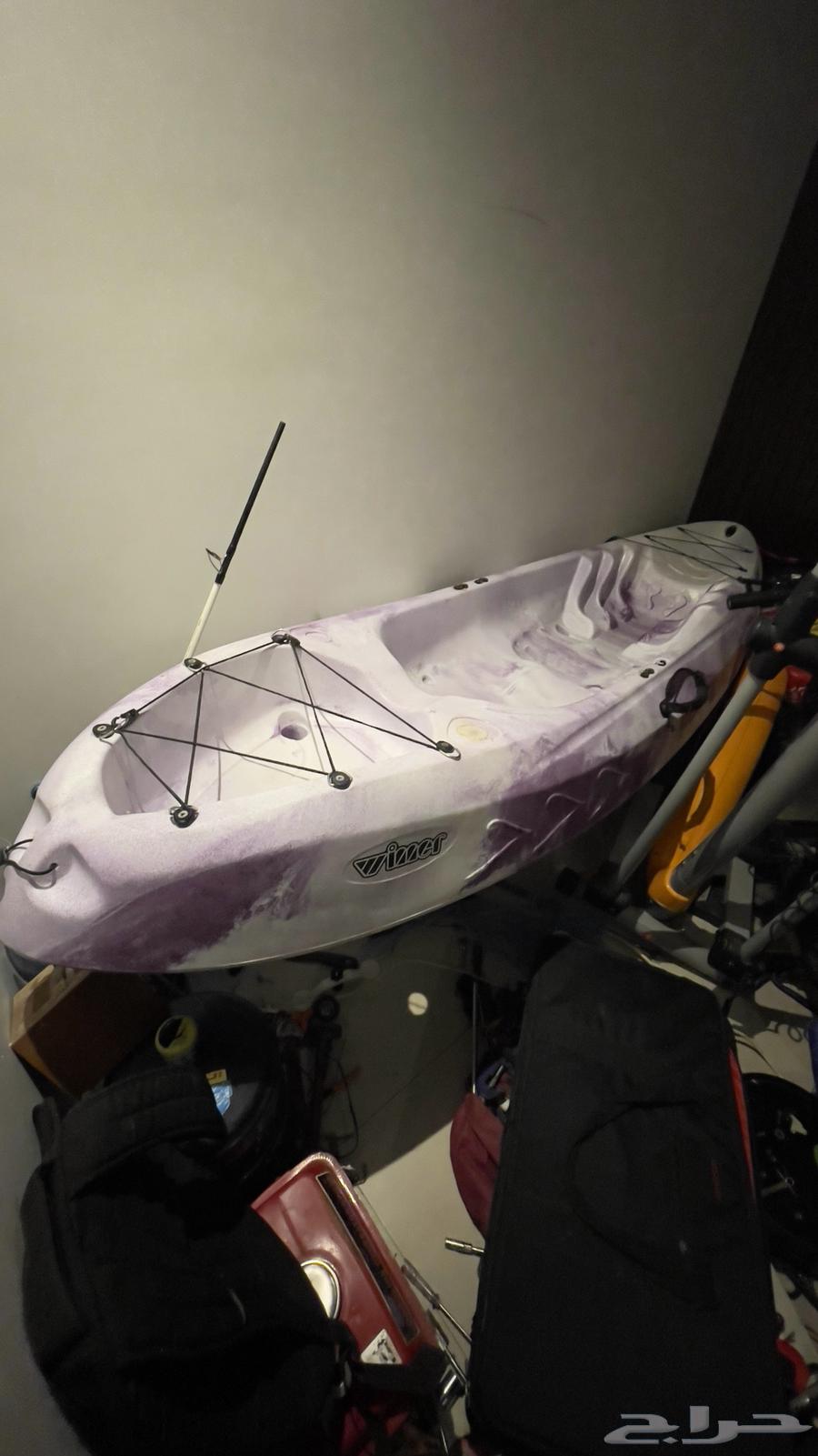 قارب بحري كايك بحري شخص واحد اللون ارجواني جديد64557356713217110