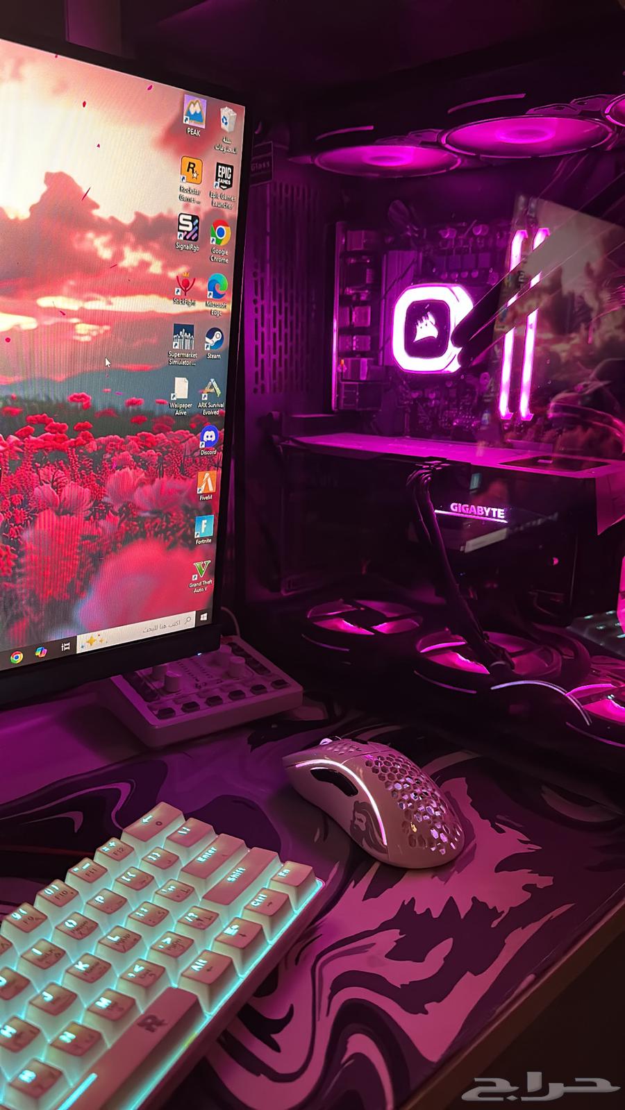 بي سي قيمينق حد 2900 مع شاشه وماوس وكيبورد وسماعه64561179939459110