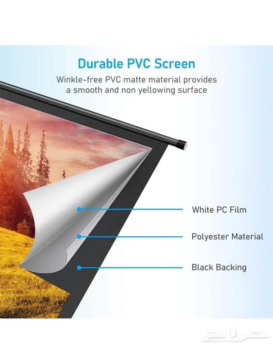 بيع مستعجل شاشة عرض برجكتر كهربائية64554356809730112