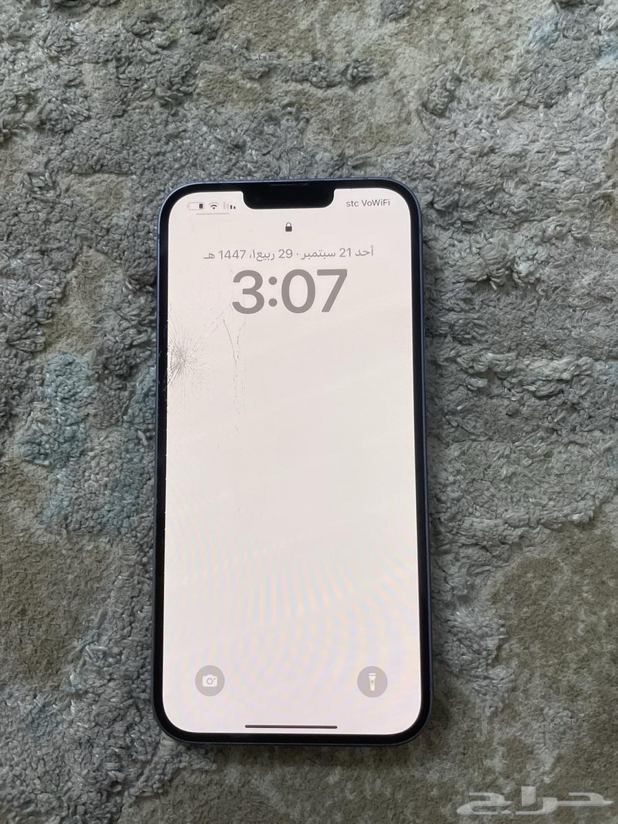 جوال ايفون 14 بلس فقط مكسور شاشه الخارجيه والباقي كله وكاله64557865665026112