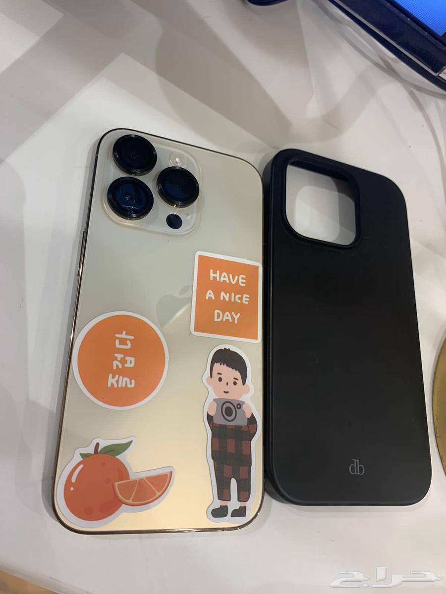 آيفون 14 برو ذهبي 256GB   حالة ممتازة   مع الكرتون64556197278082110