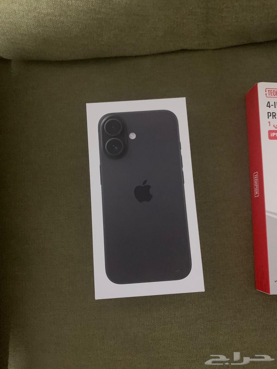 ايفون 16 128g مع ملحقاته راس اصلي وصلة اصليه من ابل64560080721155111