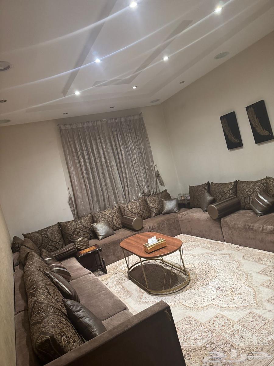 Sofa set with table, curtains, and chandelier for sale64557782348675111